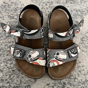Disc’t Birkenstock New York Sandals Limited Ed. Star Wars BB-8 Sz Kids K 10